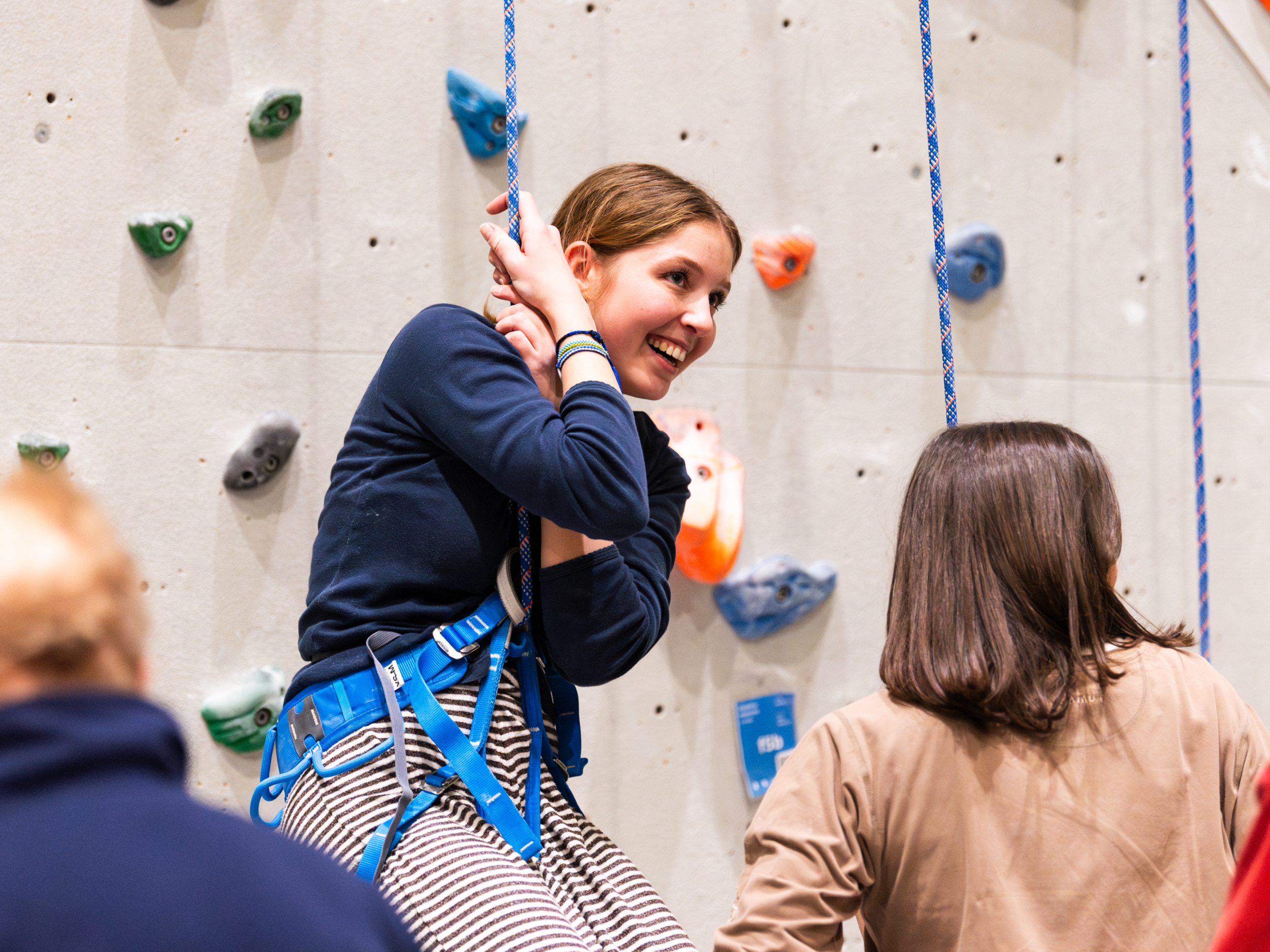Ragazza durante lezione personal