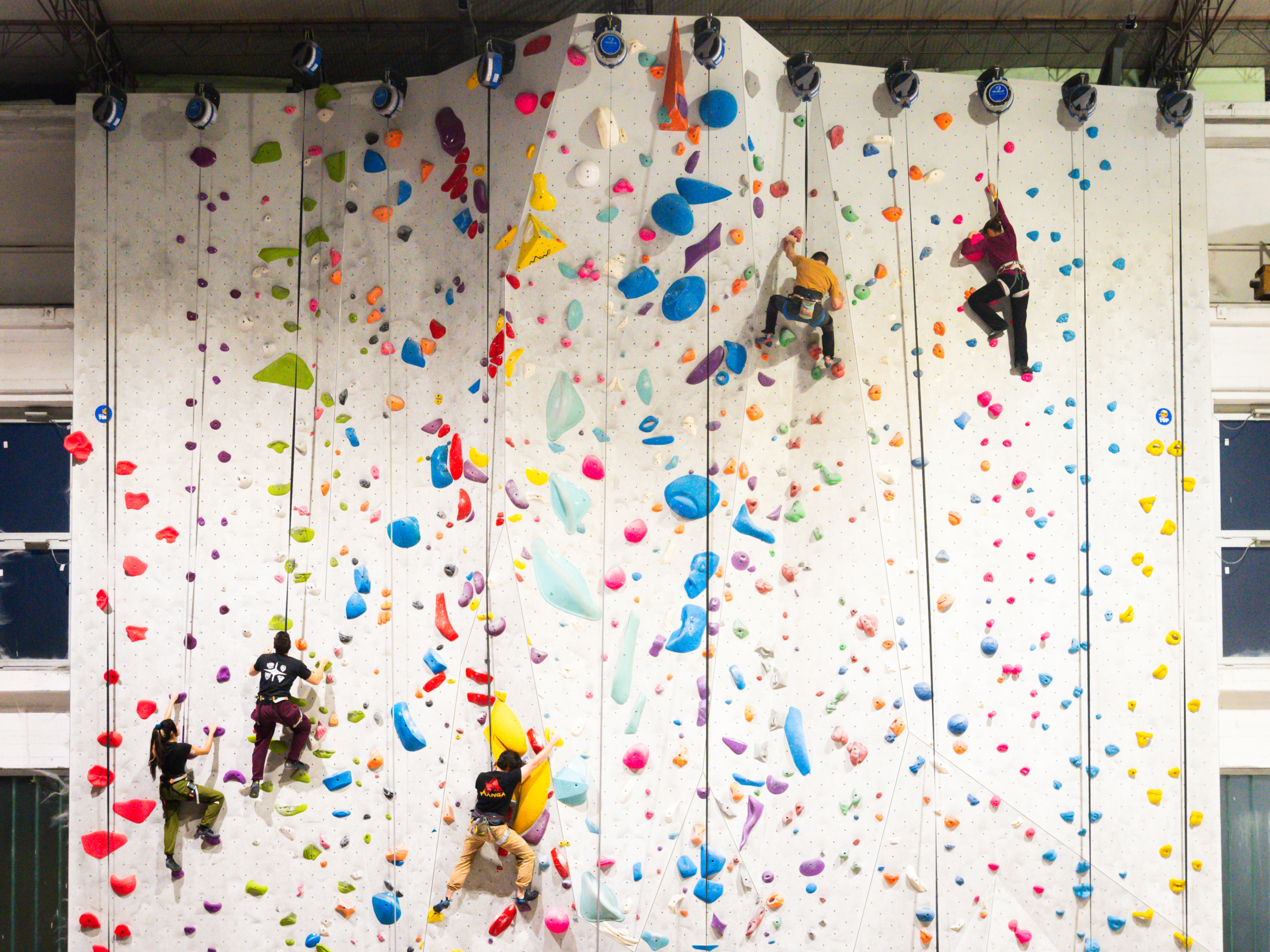 Autobelay zone in climbing district Mialno