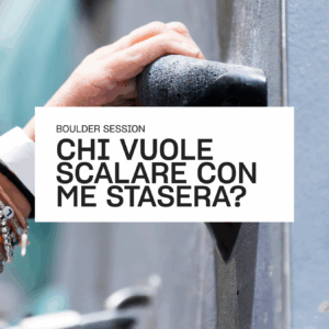 Chi vuole scalare con me stasera?