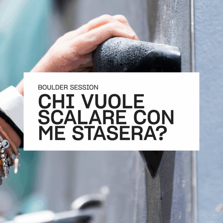 Chi vuole scalare con me stasera?